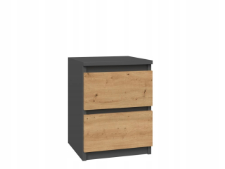 Skriňový NOČNÝ STOLÍK M2 ANTRACIT ARTISAN